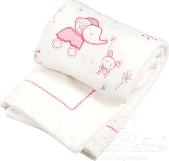 Baby Matex Pinni dětská deka Růžová - obrázek 1