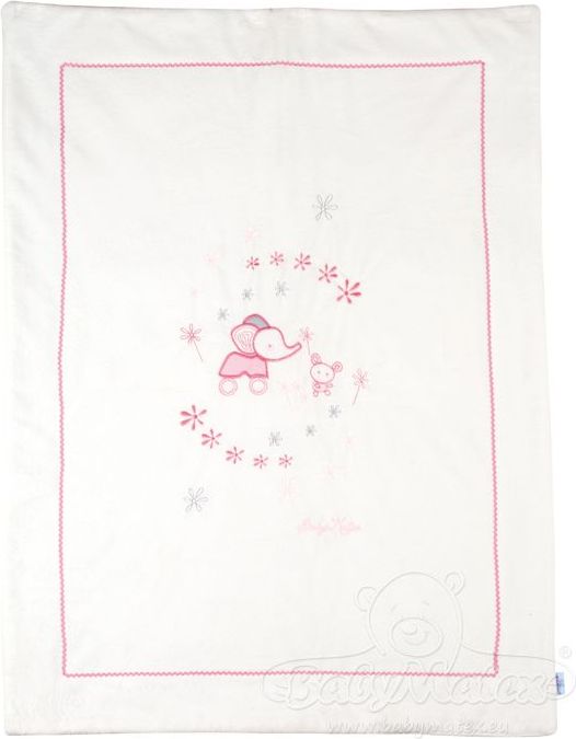 Baby Matex Pinni dětská deka Růžová - obrázek 2