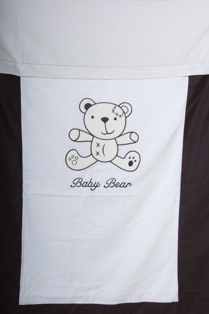 Povlečení bavlněný satén krémové Baby´s Zone Baby Bear 4-dílné - obrázek 2