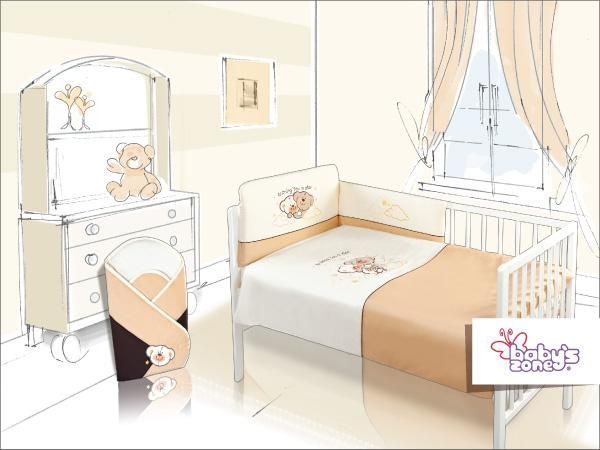 Zavinovačka tvrdá Baby´s Zone Cute Krémovo-hnědá - obrázek 2