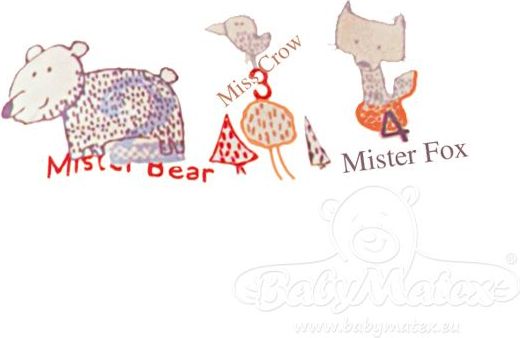 Baby Matex Sweet Mix Mister Fox povlečení bavlněné - obrázek 2