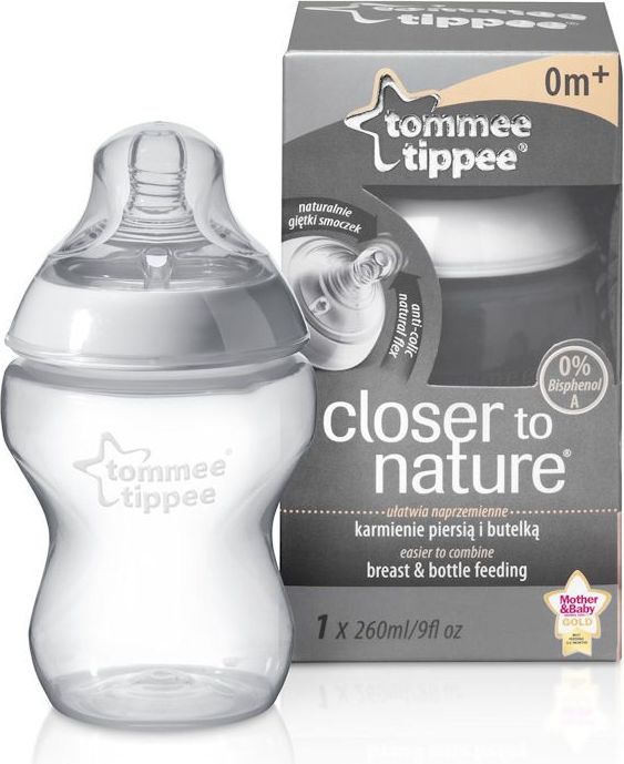 Tommee Tippee Kojenecká láhev Tomme Tippee C2N, 1ks 260ml, 0+m - obrázek 1