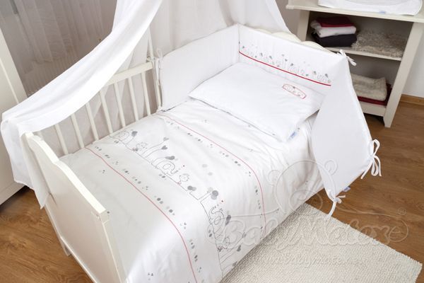 Baby Matex Bianco Cat bavlněné povlečení 4 dílné - obrázek 1