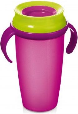 Lovi Hrníček 360 ACTIVE 350ml bez BPA růžový - obrázek 1