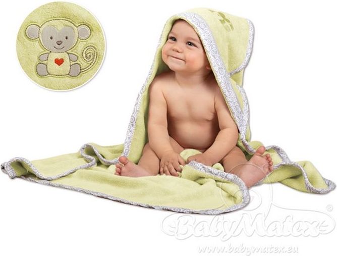 Baby Matex Maxi Bamboo osuška s kapucí - obrázek 2
