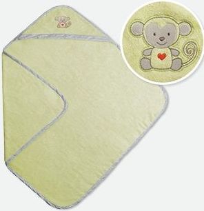 Baby Matex Maxi Bamboo osuška s kapucí Zelená 52 - obrázek 1