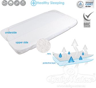 Baby Matex Safe froté chránič matrace s prodyšnou membránou - obrázek 1