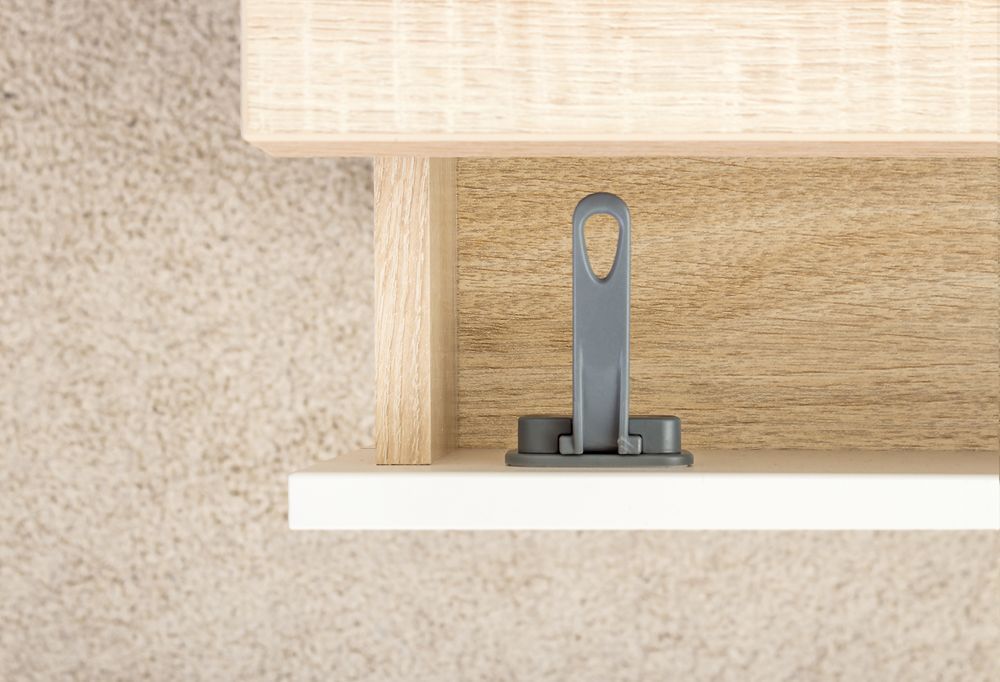 Zámek na zásuvky 2 ks anthracite Reer DesignLine - obrázek 2