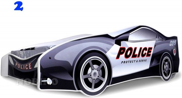 Pinokio Deluxe Policejní auto dětská postel - obrázek 1