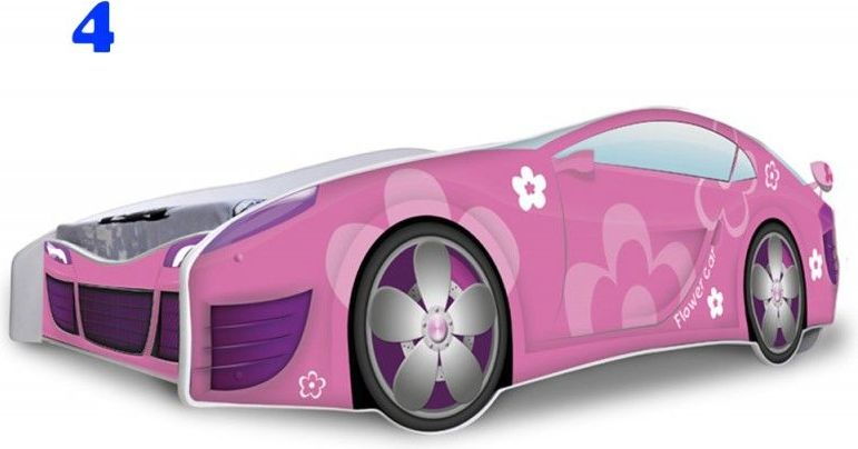 Pinokio Deluxe Růžové auto dětská postel - obrázek 1