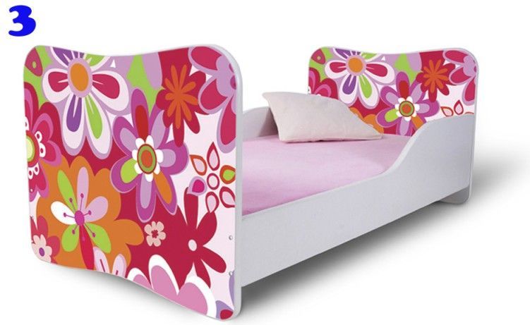 Pinokio Deluxe Butterfly Květinka 3 dětská postel 140x70 cm - obrázek 1