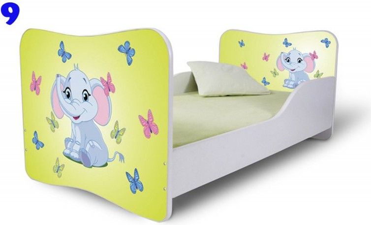 Pinokio Deluxe Butterfly Slon 9 dětská postel 160x80 cm - obrázek 1