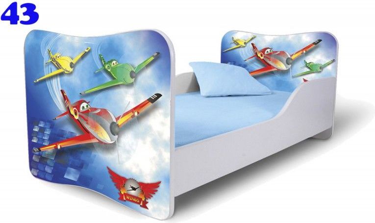 Pinokio Deluxe Butterfly Letadla 43 dětská postel - obrázek 1