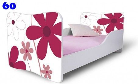 Pinokio Deluxe Butterfly Květiny 60 dětská postel 140x70 cm - obrázek 1