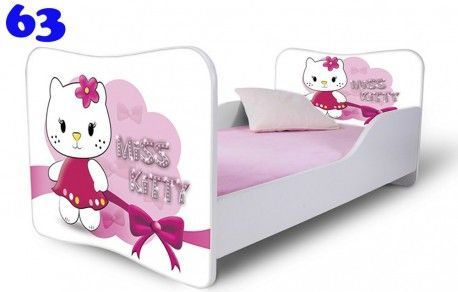 Pinokio Deluxe Butterfly Miss Kitty 63 dětská postel 140x70 cm - obrázek 1