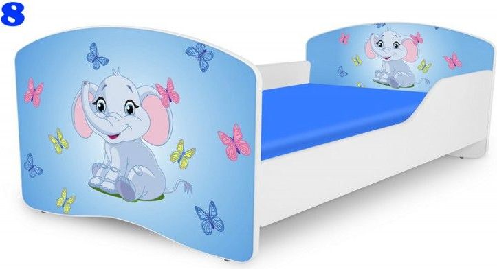 Pinokio Deluxe Rainbow Slon 8 dětská postel - obrázek 1