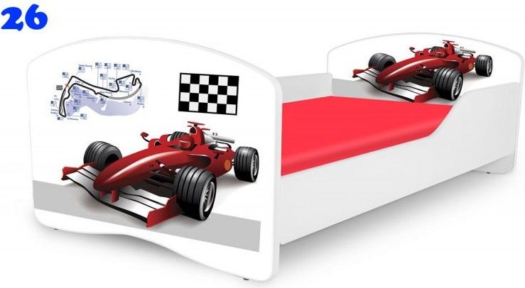 Pinokio Deluxe Rainbow Formule 26 dětská postel - obrázek 1