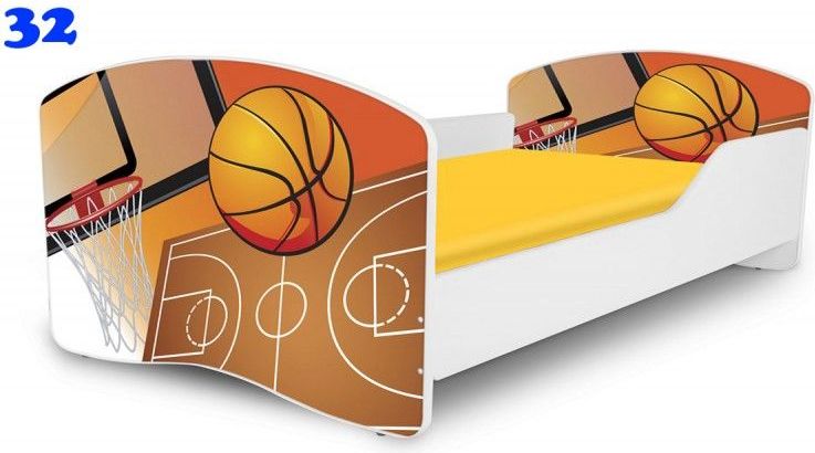 Pinokio Deluxe Rainbow Basketbal 32 dětská postel - obrázek 1