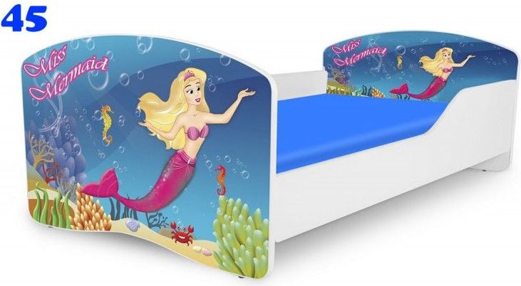 Pinokio Deluxe Rainbow Mořská panna 45 dětská postel - obrázek 1