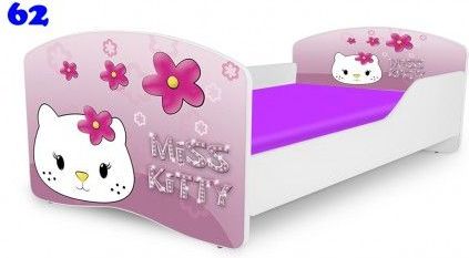 Pinokio Deluxe Rainbow Kitty 62 dětská postel - obrázek 1