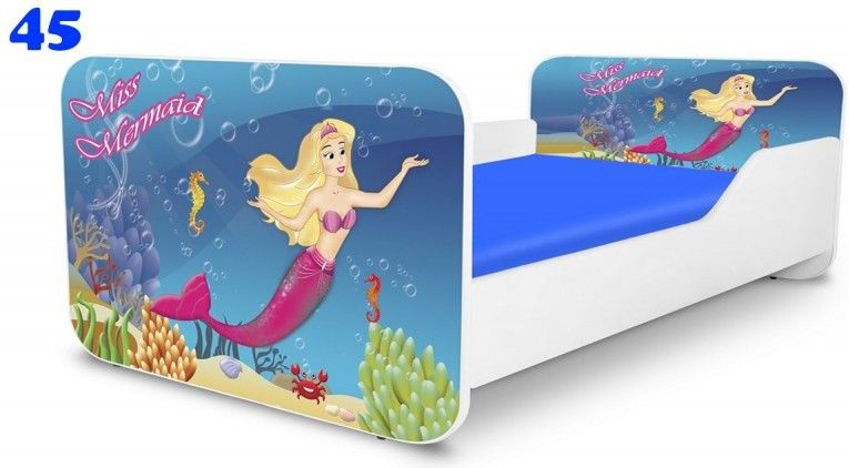 Pinokio Deluxe Square Mořská panna 45 dětská postel - obrázek 1