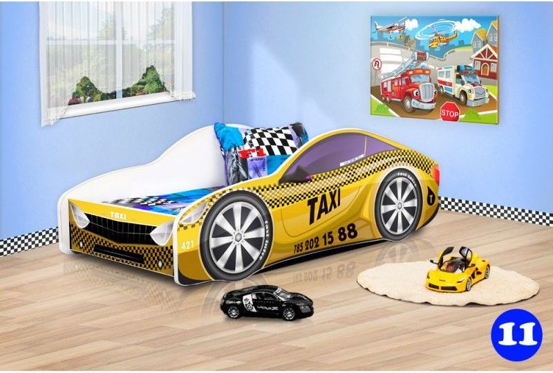 Pinokio Deluxe Závodní auto 11 dětská postel NEW - obrázek 1