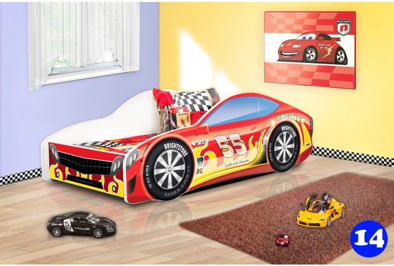 Pinokio Deluxe Závodní auto 14 dětská postel NEW - obrázek 1
