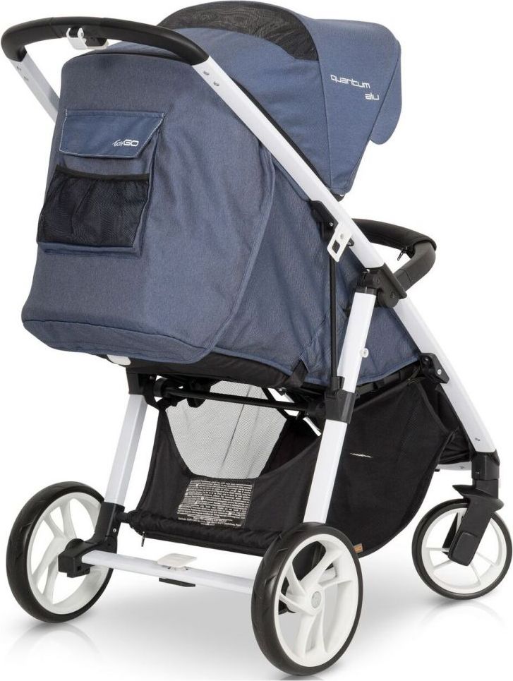 Sportovní kočárek EasyGo Quantum Alu White Line Sand 2019 - obrázek 1