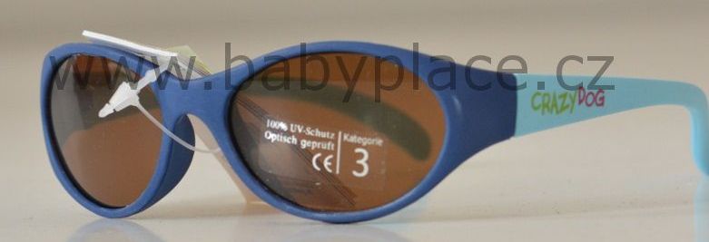 Sluneční brýle pro děti Crazy Dog Soft Flex Blue - obrázek 1