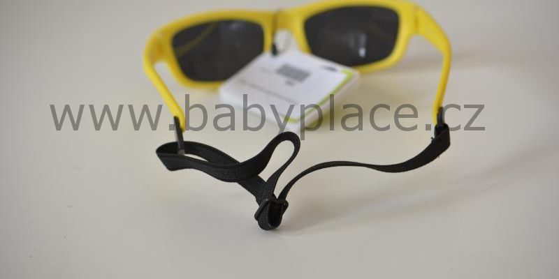 Crazy Dog Sluneční brýle pro děti s gumičkou Yellow - obrázek 2