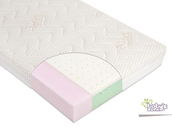 Matrace 120x60 cm Baby´s Zone Vario Latex Cotton BCI 2017 - obrázek 1