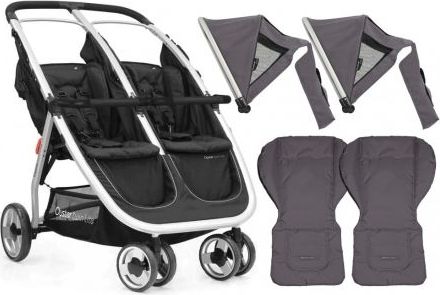 Dvojčatový kočárek Babystyle Oyster Lite Twin Lime 2019 - obrázek 1