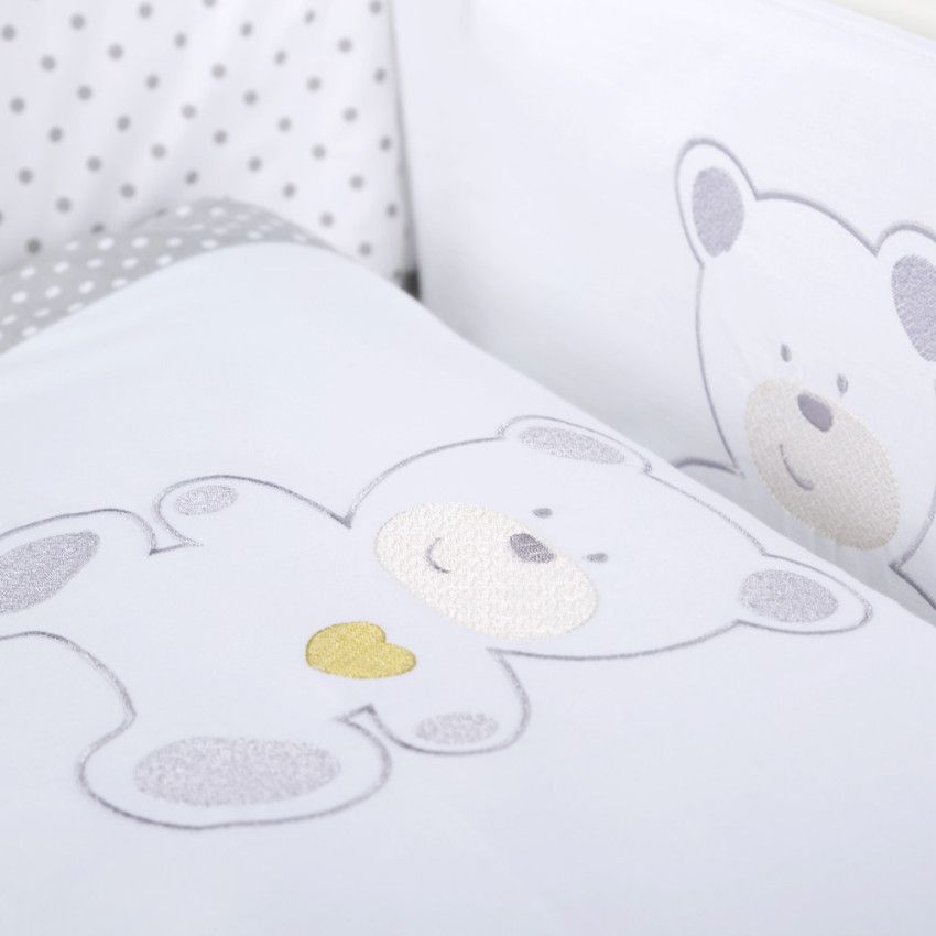 Povlečení do postýlky Klupś Sweet Bear H165 3-Dílná - obrázek 2