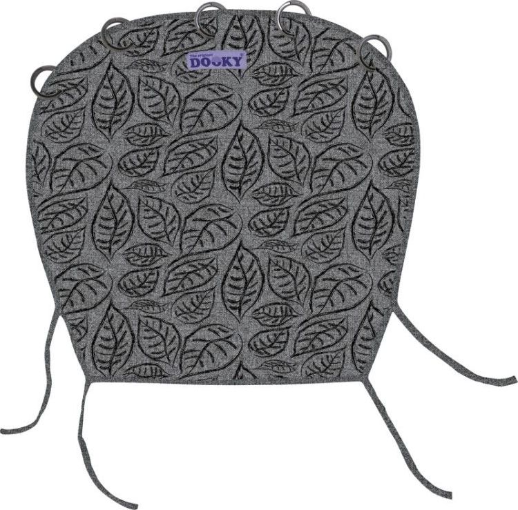 Sluneční clona Dooky Design Grey Leaves 2018 - obrázek 1