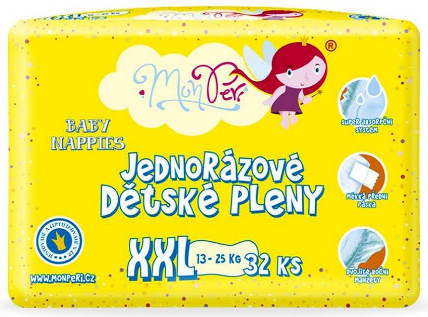 MonPeri XXL 13-25 kg 32 ks - obrázek 1