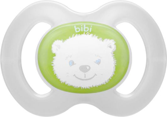 Šidítko anatomické silikonové Bibi Happiness Newborn Teddy 0-2 měsíců - obrázek 1