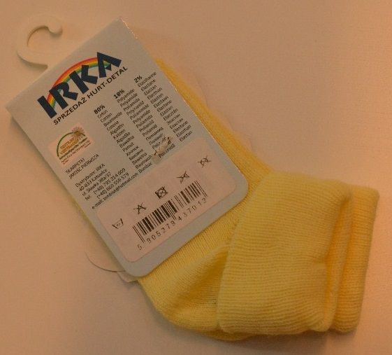Bavlněné ponožky velikost 1 Pinokio Deluxe Žlutá 2016 - obrázek 1