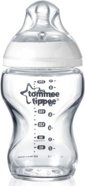 Tommee Tippee Kojenecká láhev skleněná 250 ml 0m+ - obrázek 1