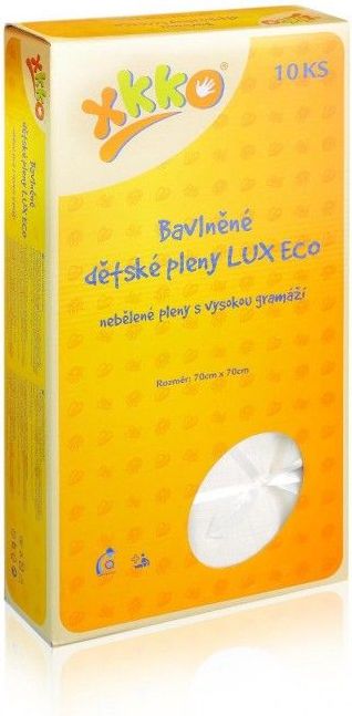 Vysokogramážní bavlněné pleny 70x70 cm 10 ks Kikko Lux Eco - obrázek 1