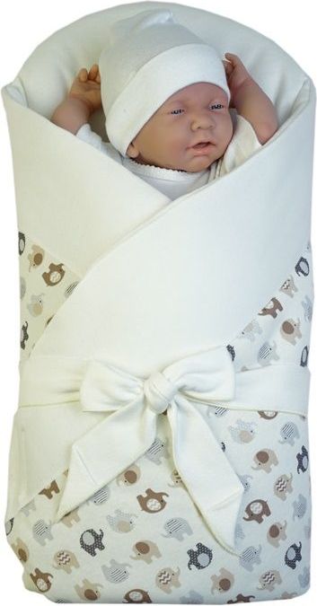 Zavinovačka tvrdá LittleUp Elephant beige - obrázek 1
