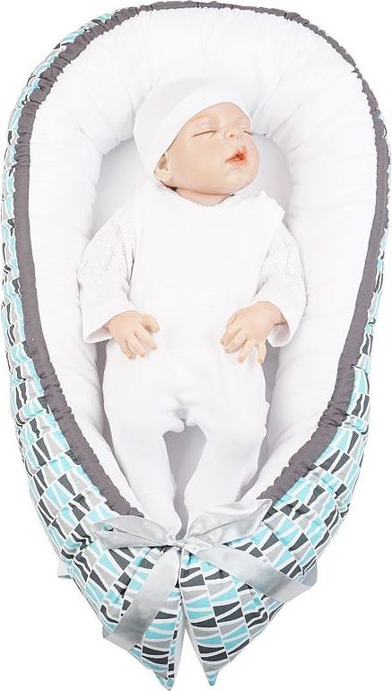 Hnízdo pro miminko LittleUp Happy Bubbles Blue - obrázek 1