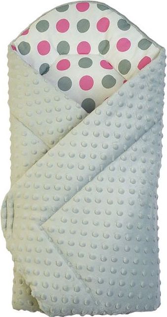 Zavinovačka měkká minky LittleUp Happy Bubbles Pink - obrázek 2