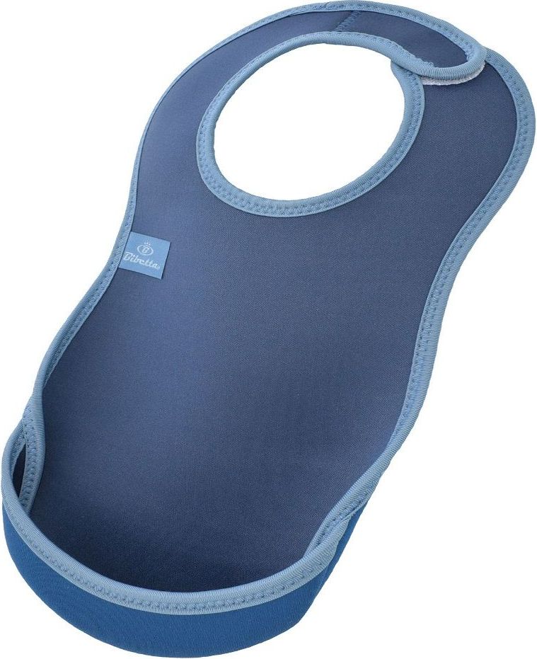 Neoprenový bryndáček Bibetta Steel Blue doprodej - obrázek 1