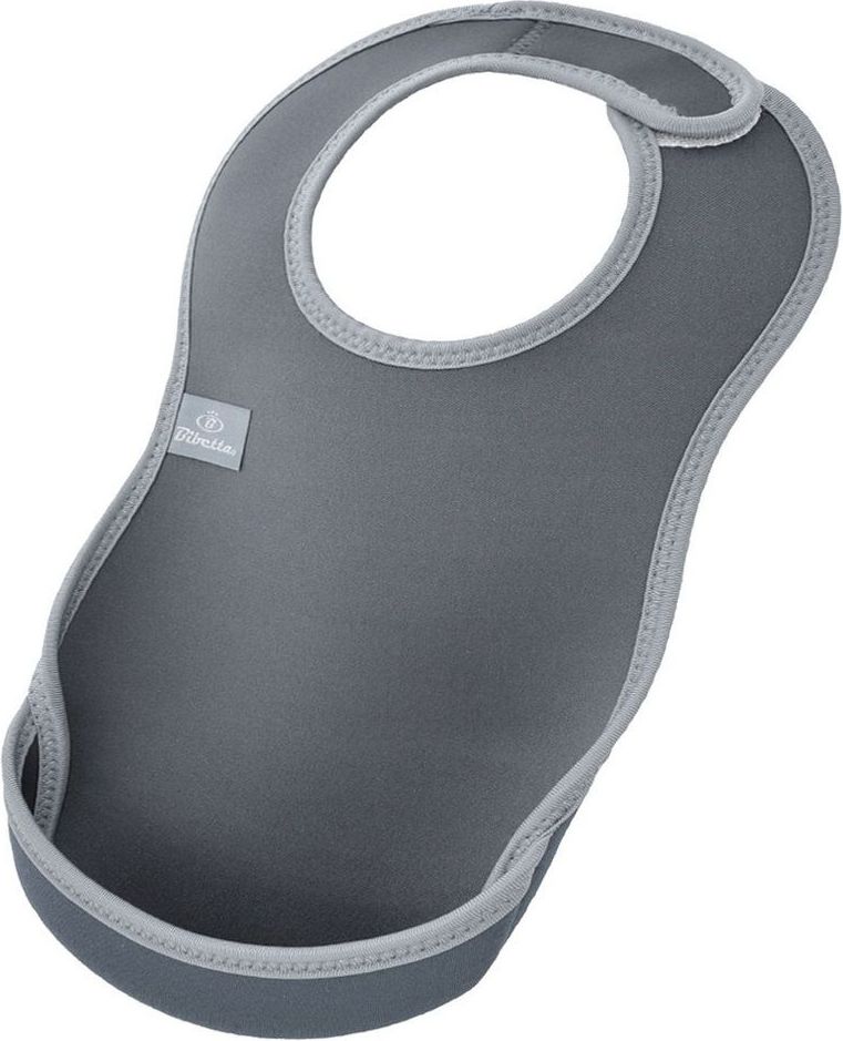 Neoprenový bryndáček Bibetta Cool Grey 2019 - obrázek 1