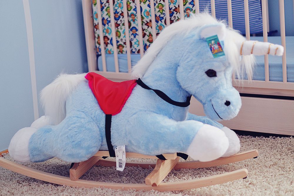 Houpací hračka Smyk Blue Unicorn - obrázek 1