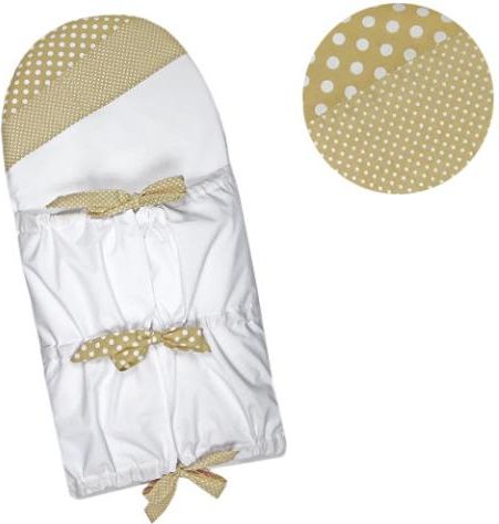 Klasická zavinovačka Tvrdá Pinokio Deluxe Beige Dots - obrázek 1