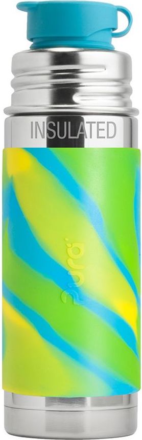 Termo láhev se sportovním uzávěrem 260 ml Pura Zelená/Aqua 2019 - obrázek 1