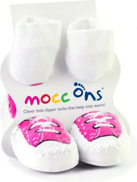 Kikko Mocc Ons Sneakers Pink capáčky 6 -12 měsíců - obrázek 1