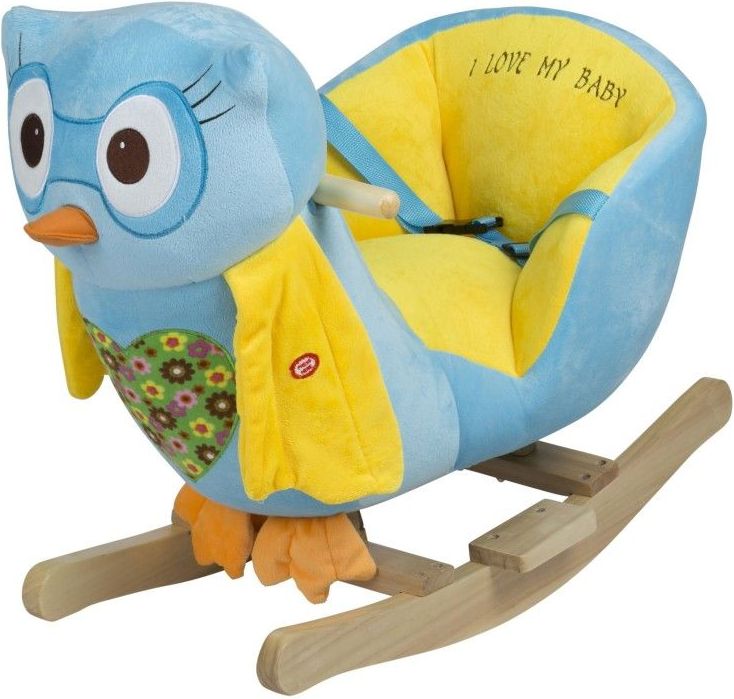 Houpací zvířátko BabyGo Sovička 2018 - obrázek 1