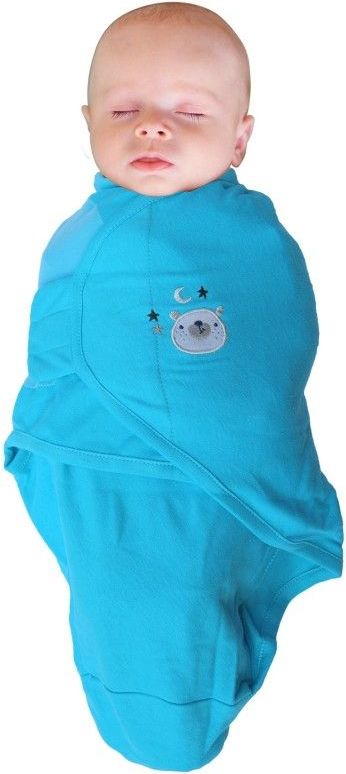 Zavinovačka měkká Bo Jungle B-Wrap Small (0-4 kg) Blue Bear 2018 - obrázek 1